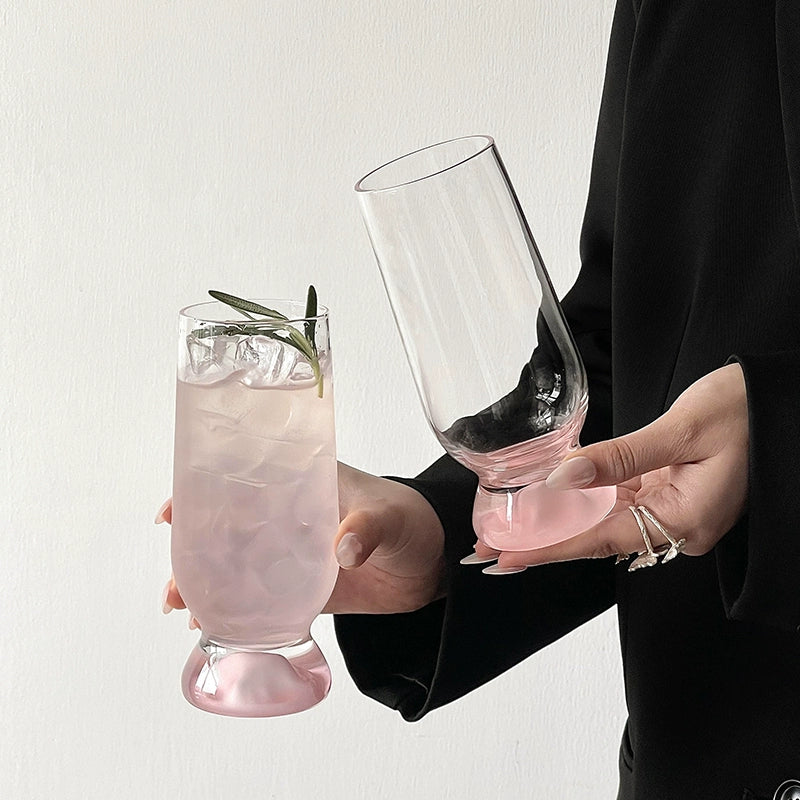 Pink Thick Bottom Mountain Viewing Cup - Velart Home