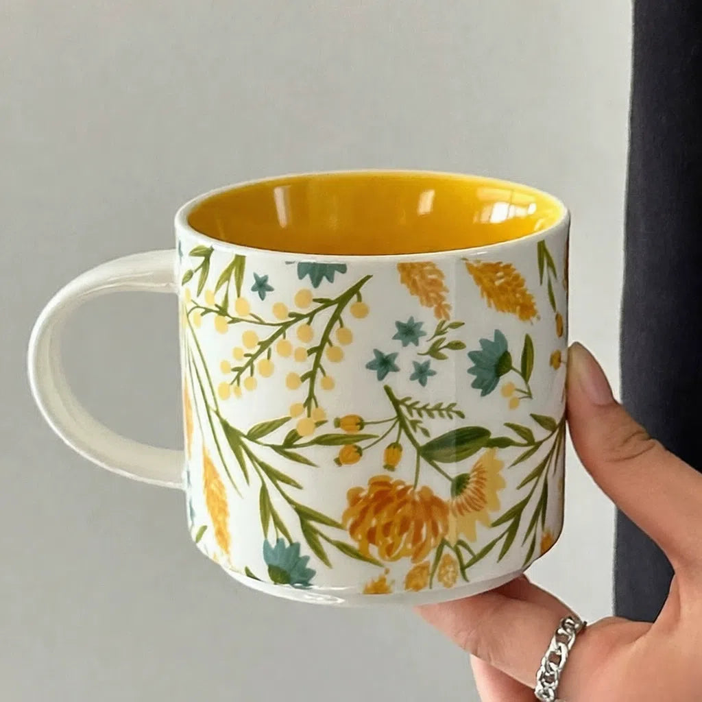 Vintage Gold Wheat Mug - Velart Home