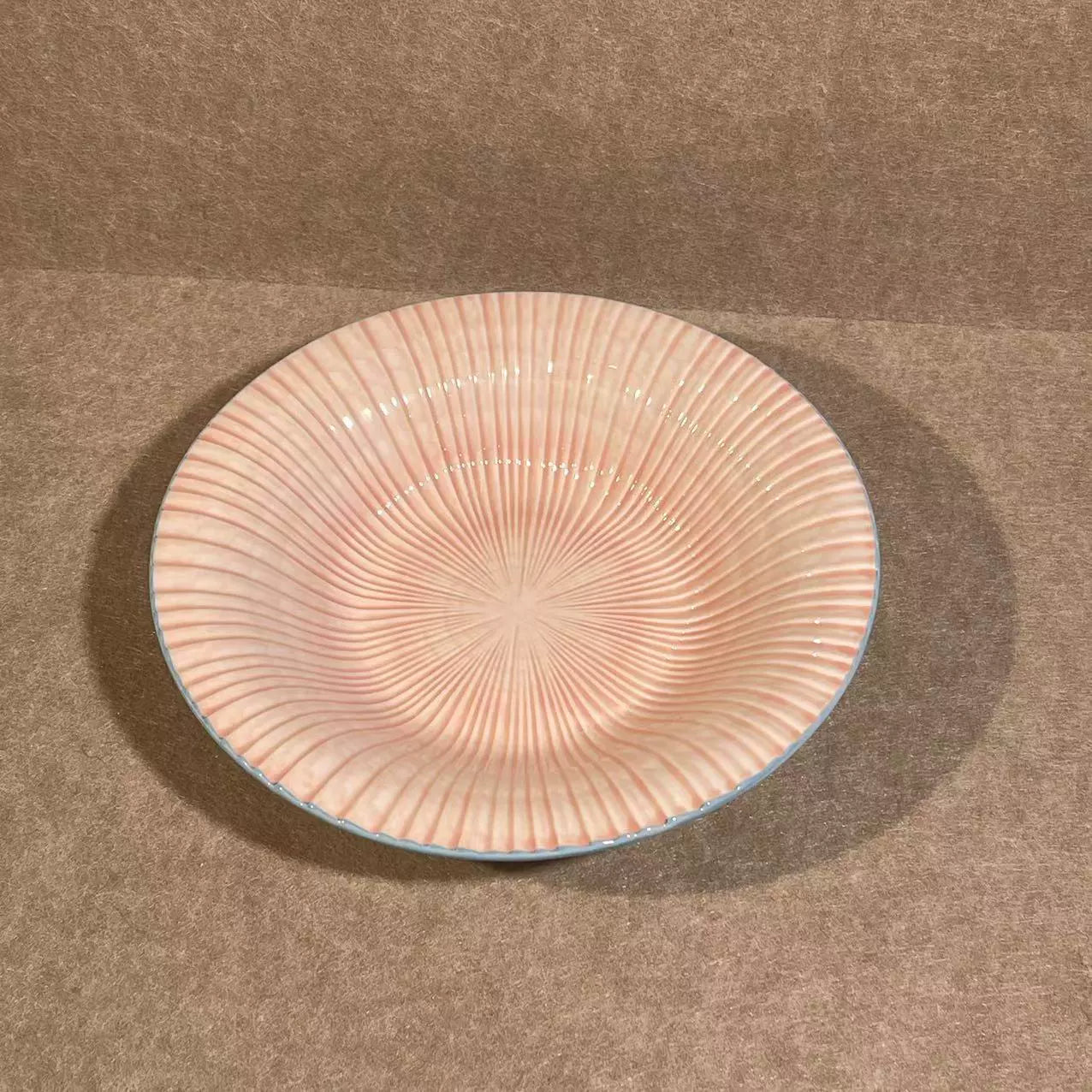 Embossed Ceramic Cake Bowl - Velart Home