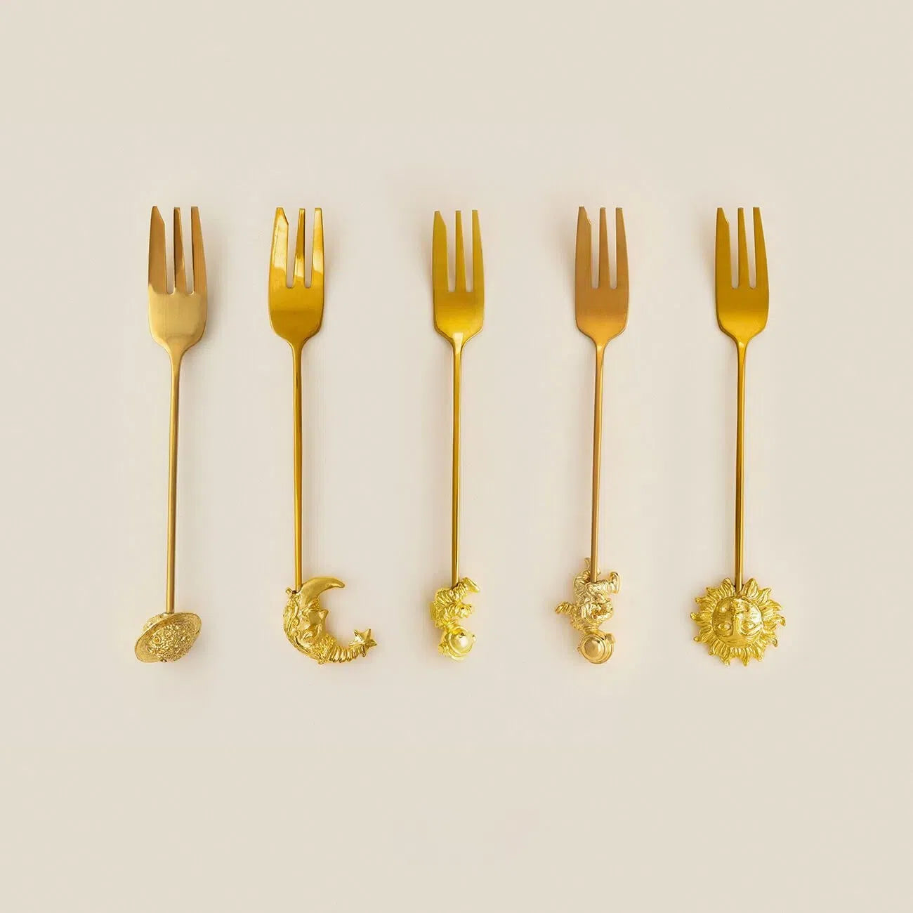 STARRY SKY DESSERT SPOON & FORK SET - Velart Home