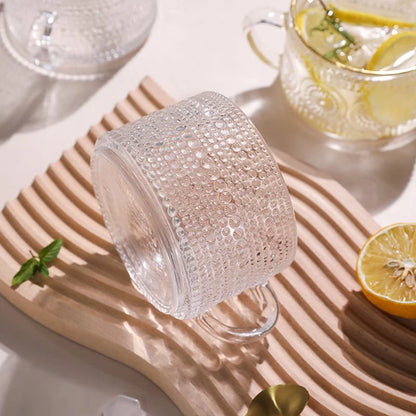 Sunflower Embossed Glass - Velart Home