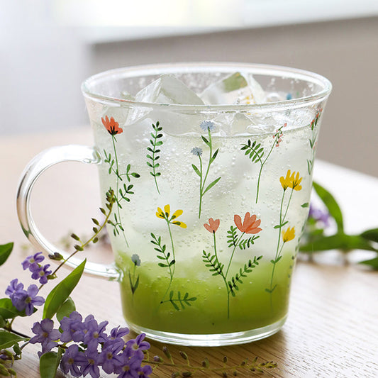 Flower Glass Cup - Velart Home