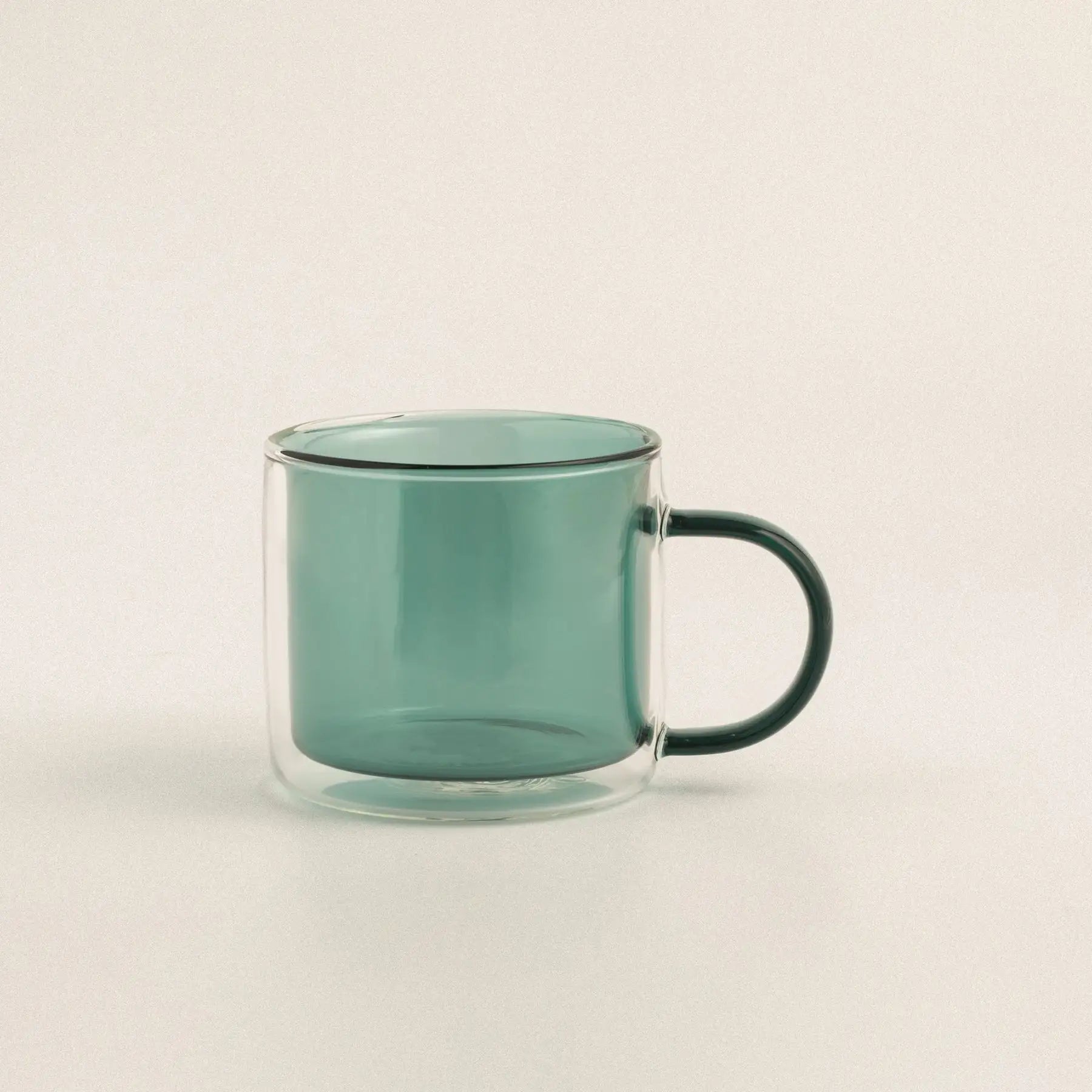 Morden Double Layer Colored Glass Mug - Velart Home