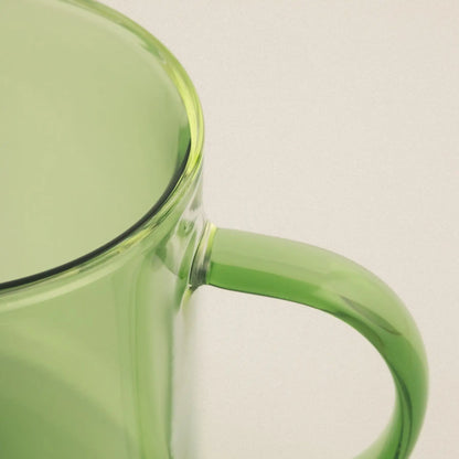Morden Double Layer Colored Glass Mug - Velart Home
