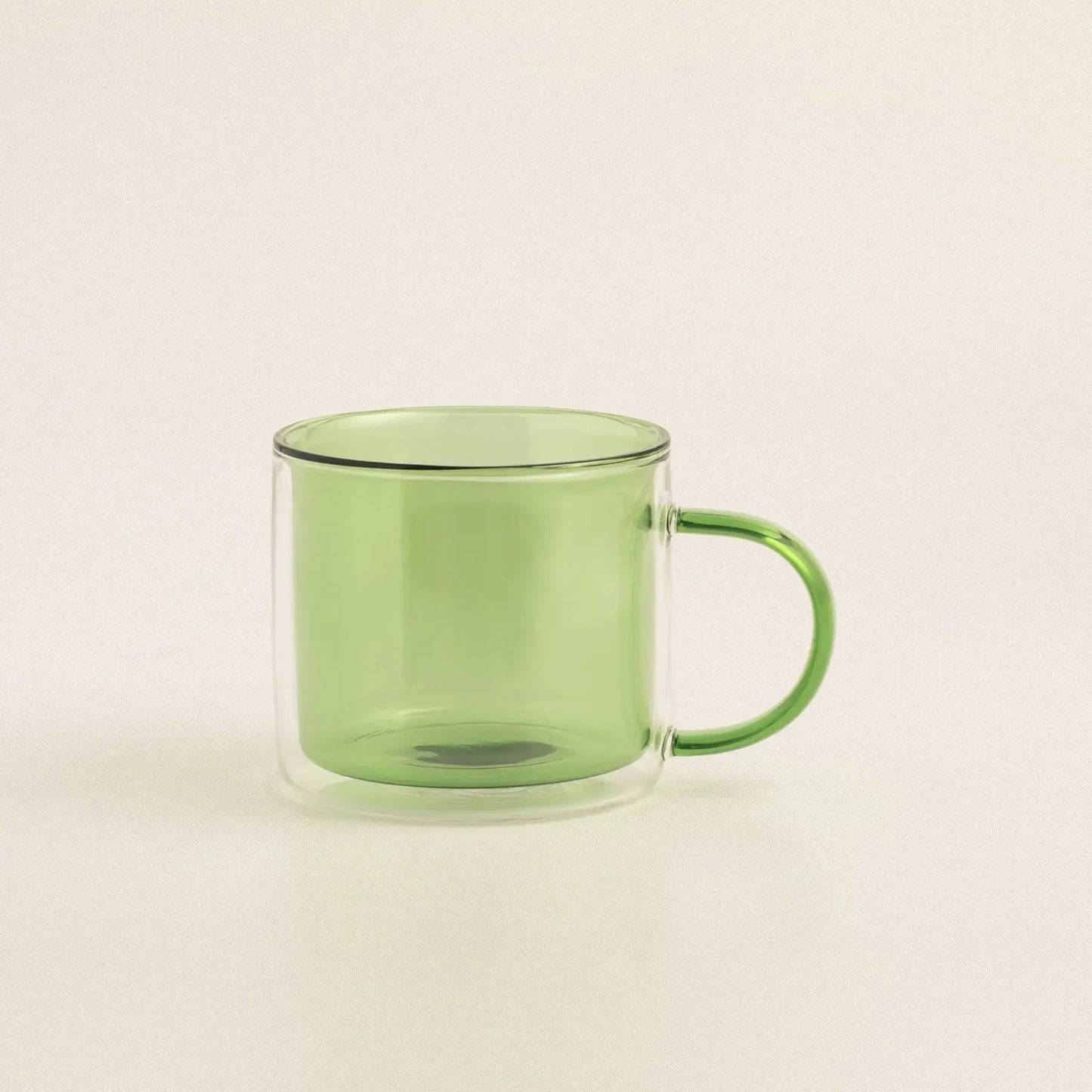 Morden Double Layer Colored Glass Mug - Velart Home