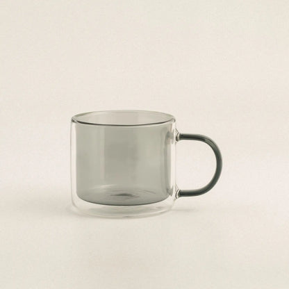 Morden Double Layer Colored Glass Mug - Velart Home