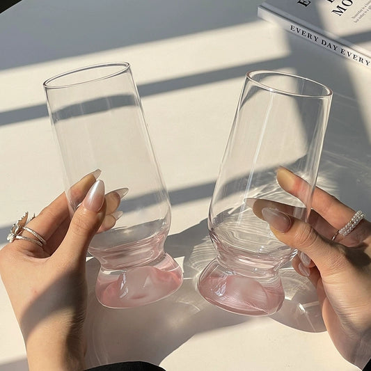 Pink Thick Bottom Mountain Viewing Cup - Velart Home