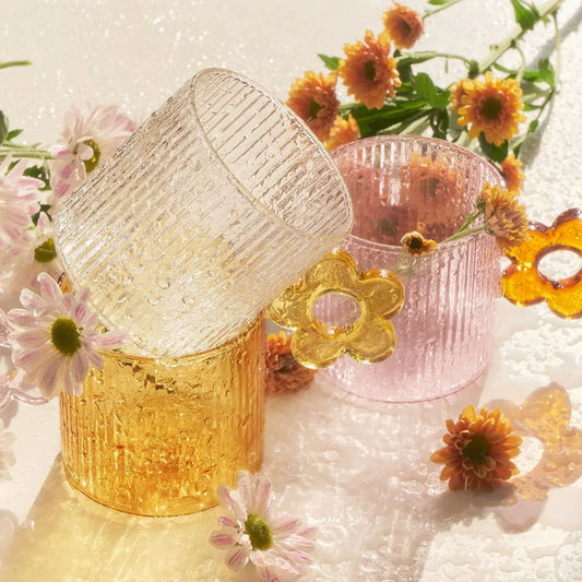 Sunflower Glass Cup - Velart Home
