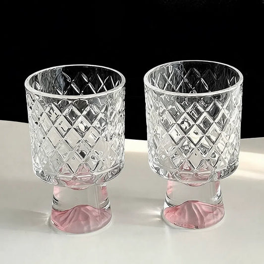 Pink Diamond Mountain Glass - Velart Home
