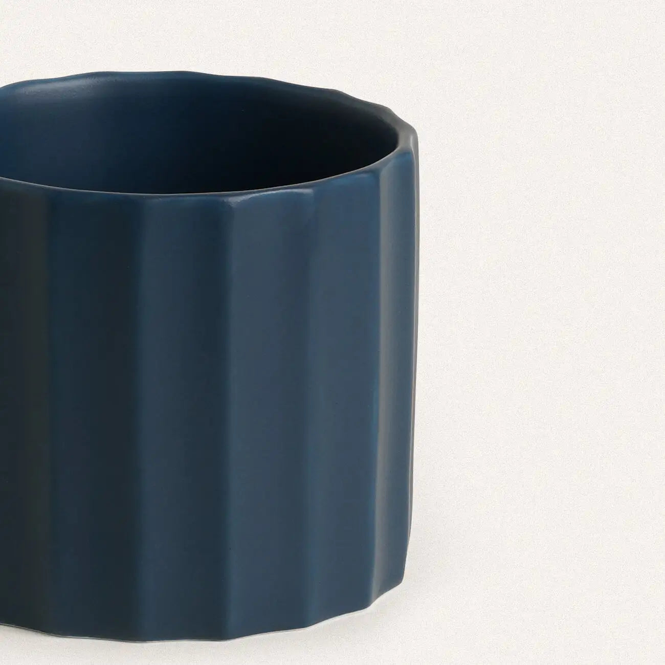 Vertical Stripe Solid Color Big Ear Mug - Velart Home