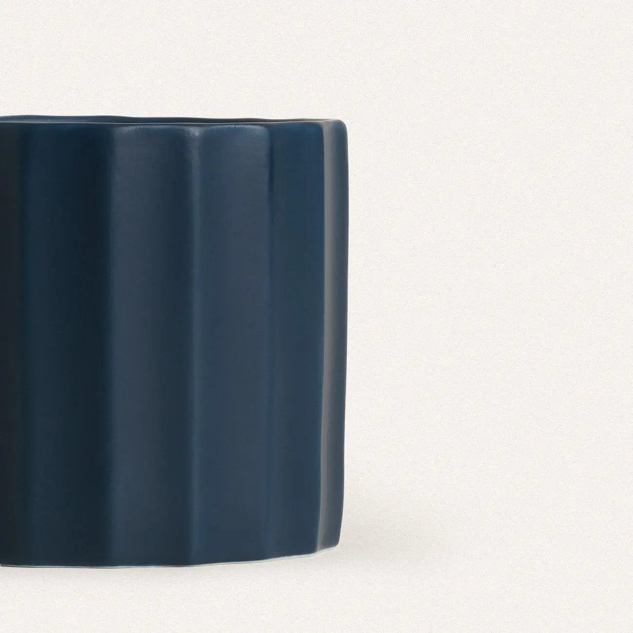 Vertical Stripe Solid Color Big Ear Mug - Velart Home