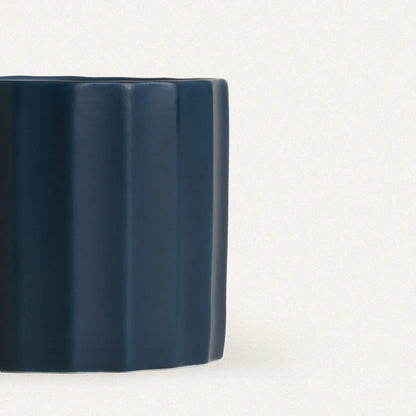 Vertical Stripe Solid Color Big Ear Mug - Velart Home