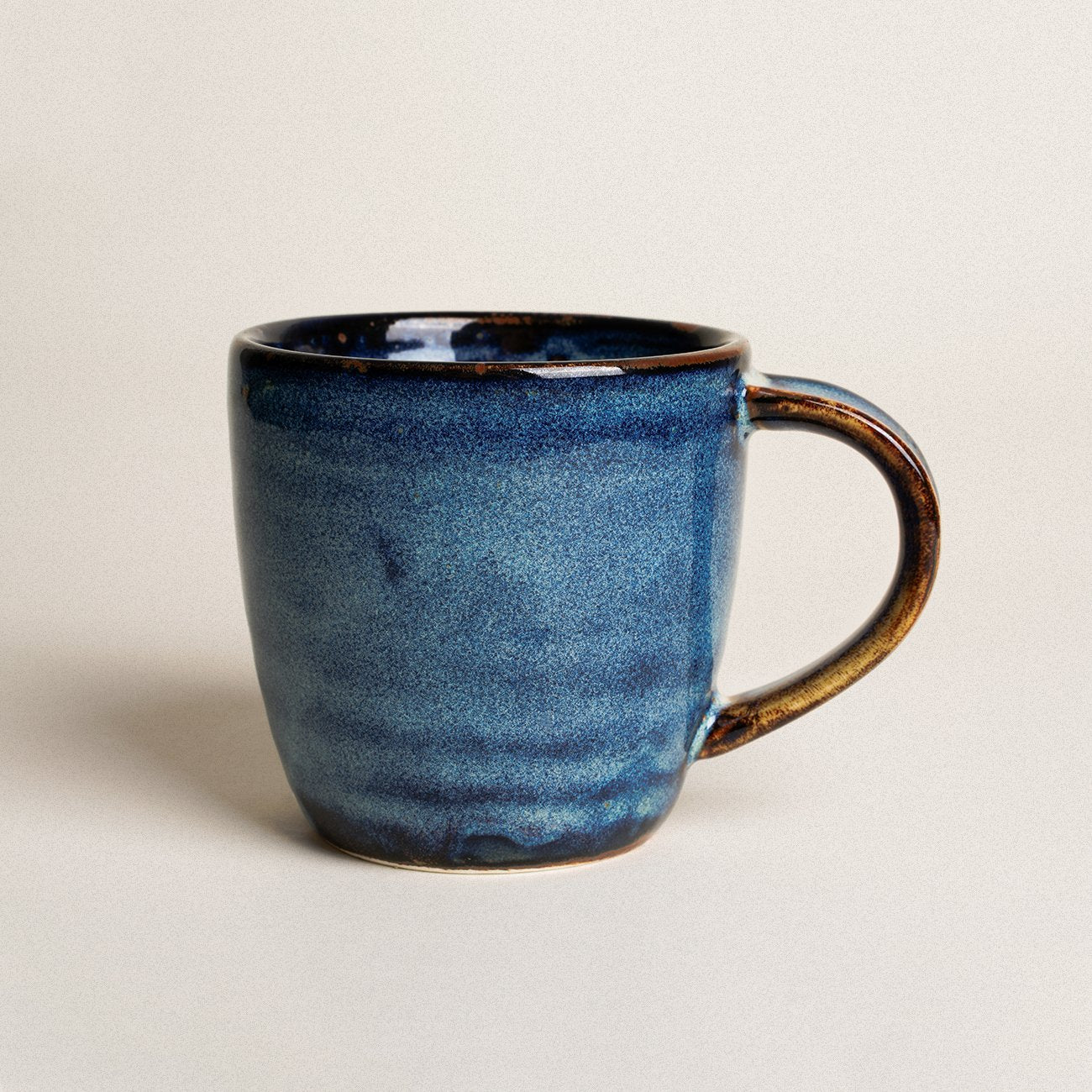 Antique Finish Rim Ceramic Mug - Velart Home