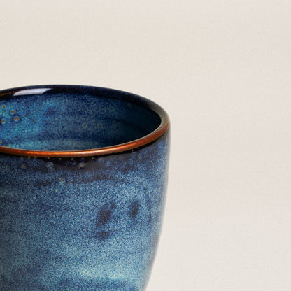 Antique Finish Rim Ceramic Mug - Velart Home