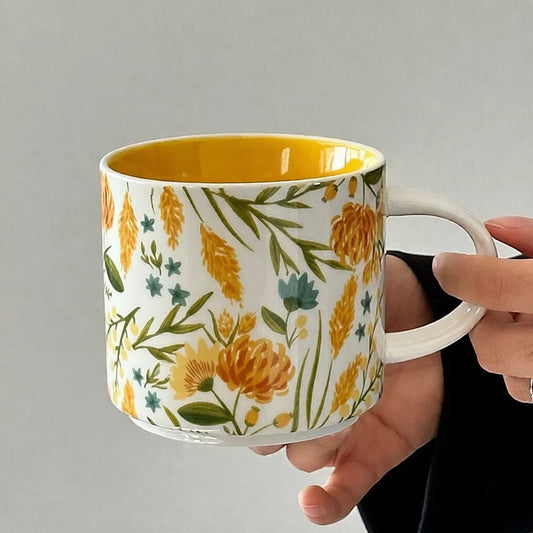 Vintage Gold Wheat Mug - Velart Home