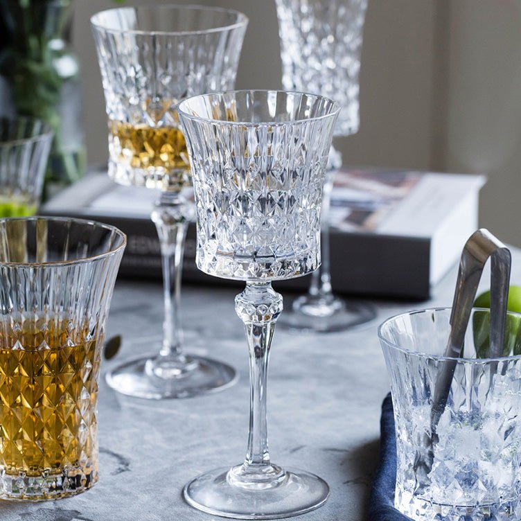 Diamond Crystal Stemware - Velart Home