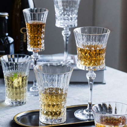 Diamond Crystal Stemware - Velart Home