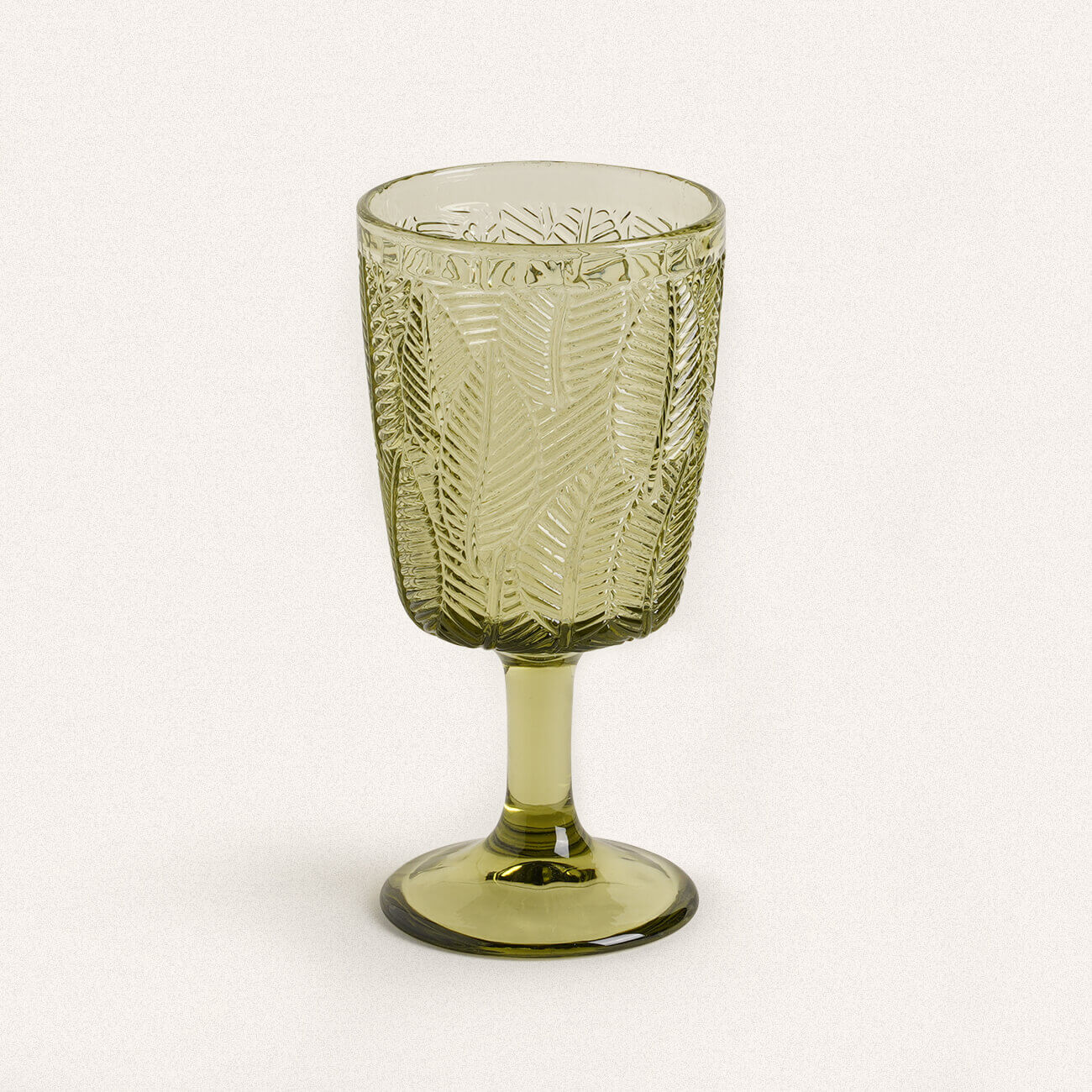 Leaf Embossed Stemware - Velart Home