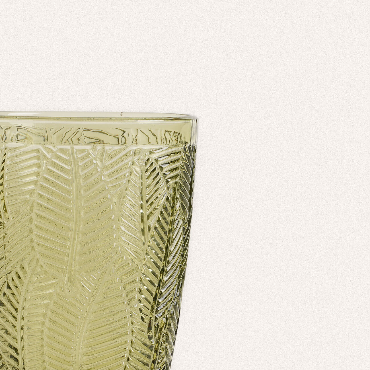 Leaf Embossed Stemware - Velart Home