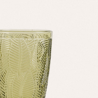 Leaf Embossed Stemware - Velart Home