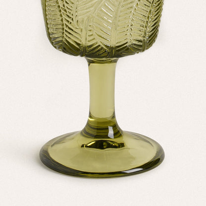 Leaf Embossed Stemware - Velart Home