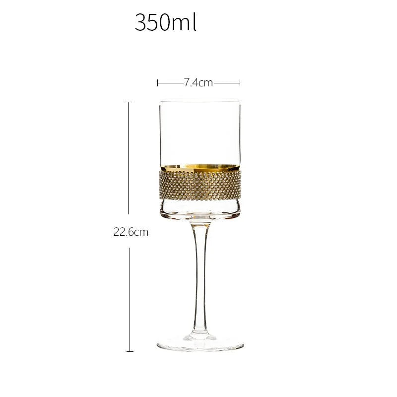 Diamond Gold Stemware - Velart Home