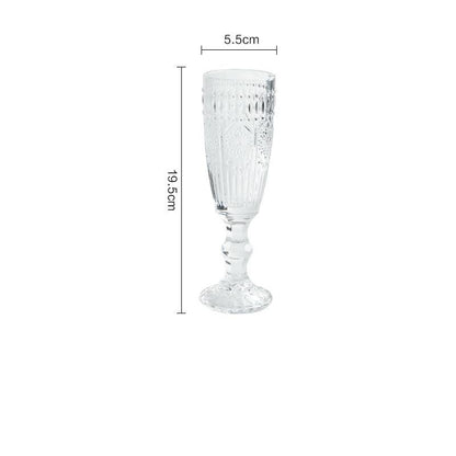 Vintage Embossed Goblet - Velart Home