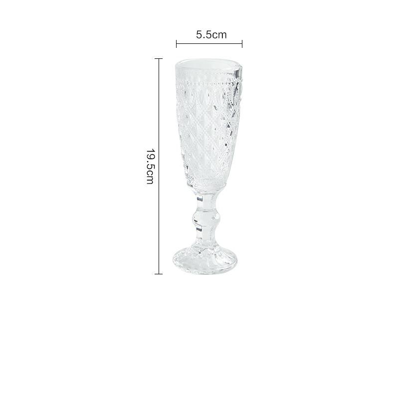 Vintage Embossed Goblet - Velart Home