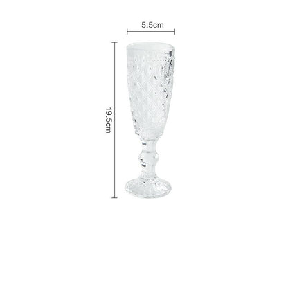 Vintage Embossed Goblet - Velart Home