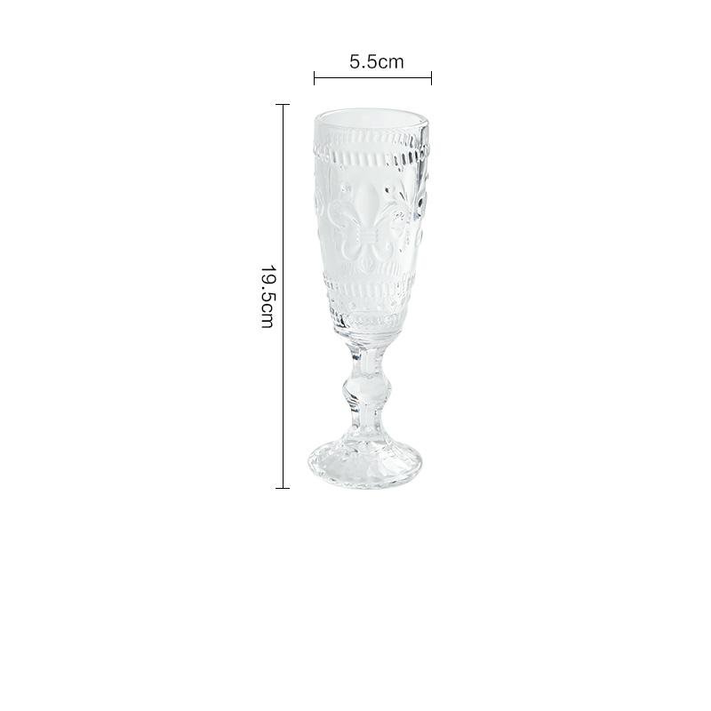 Vintage Embossed Goblet - Velart Home