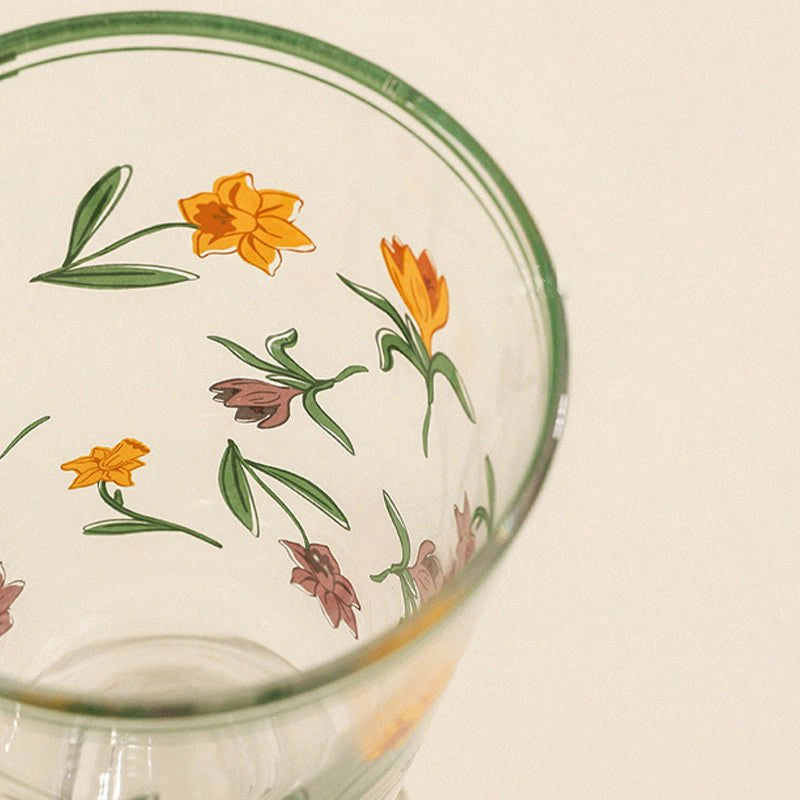 Vintage Flower Stemware - Velart Home