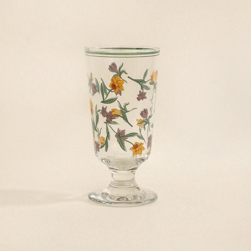 Vintage Flower Stemware - Velart Home