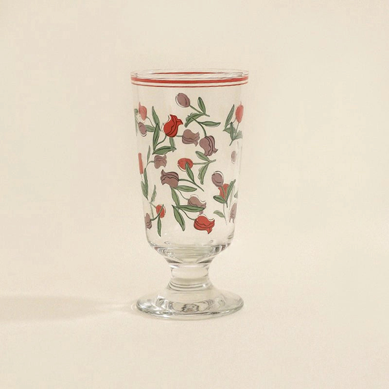 Vintage Flower Stemware - Velart Home