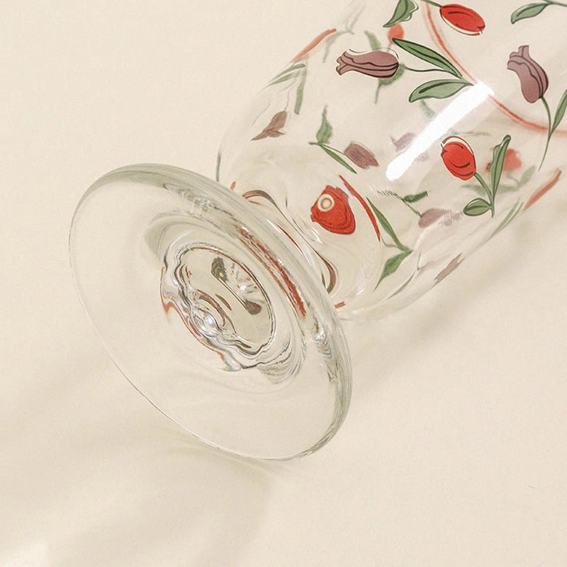Vintage Flower Stemware - Velart Home