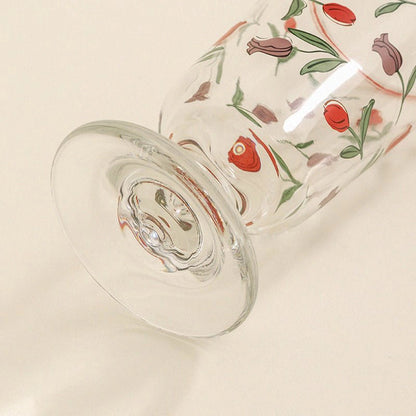 Vintage Flower Stemware - Velart Home