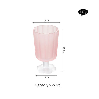 Colored Frosted Glass Cup - Velart Home