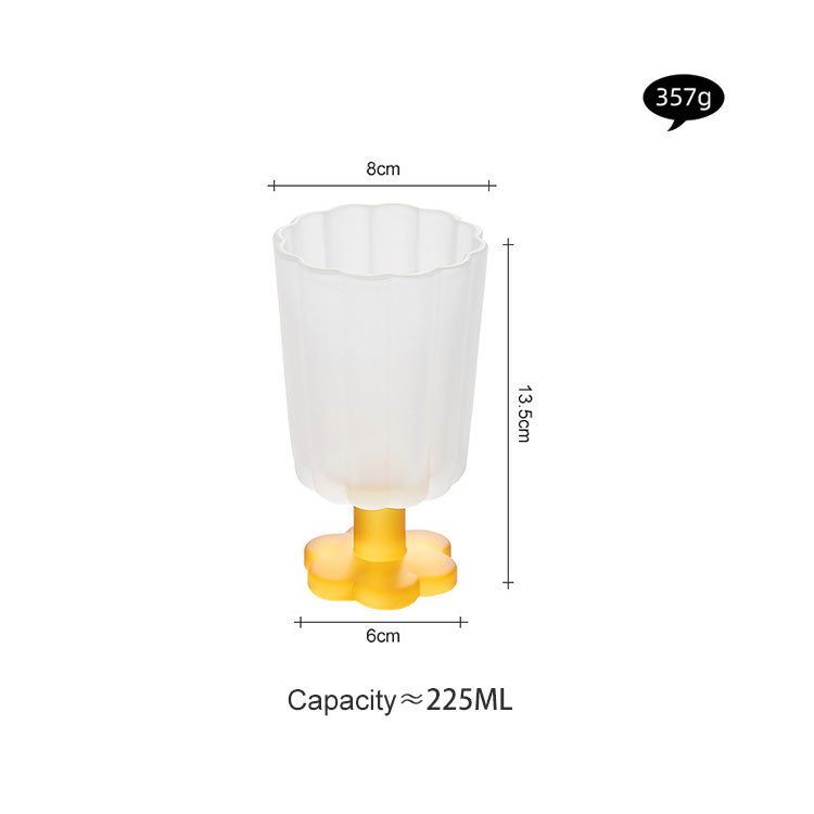 Colored Frosted Glass Cup - Velart Home