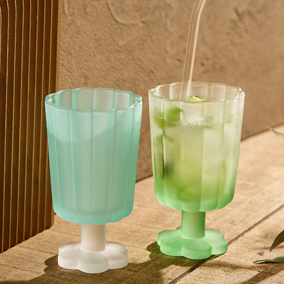 Colored Frosted Glass Cup - Velart Home