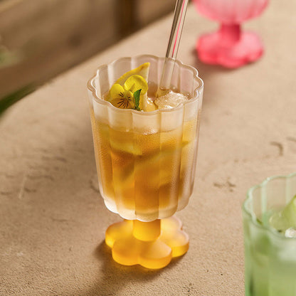 Colored Frosted Glass Cup - Velart Home
