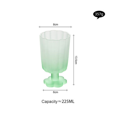 Colored Frosted Glass Cup - Velart Home