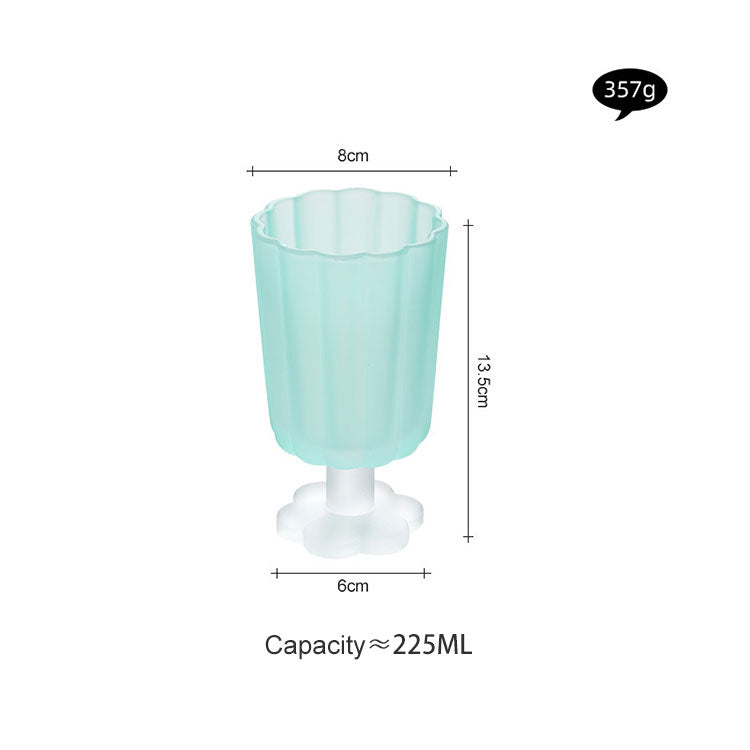 Colored Frosted Glass Cup - Velart Home