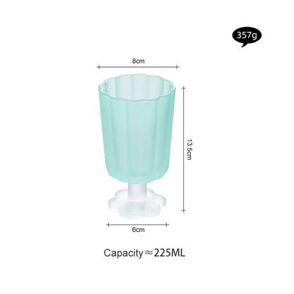 Colored Frosted Glass Cup - Velart Home