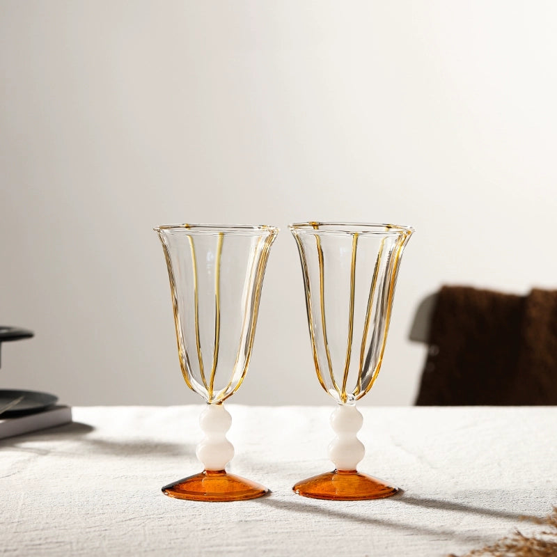 Beaded Drooping - String Mulled Wine Stemware - Velart Home