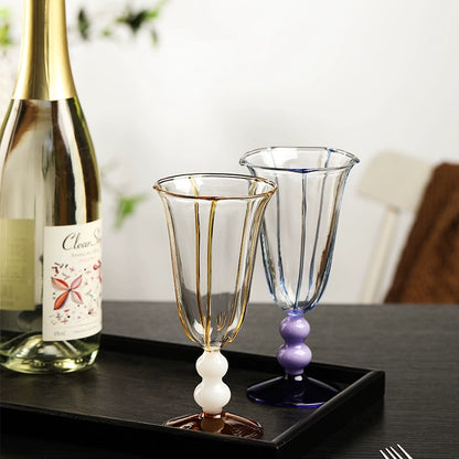 Beaded Drooping - String Mulled Wine Stemware - Velart Home