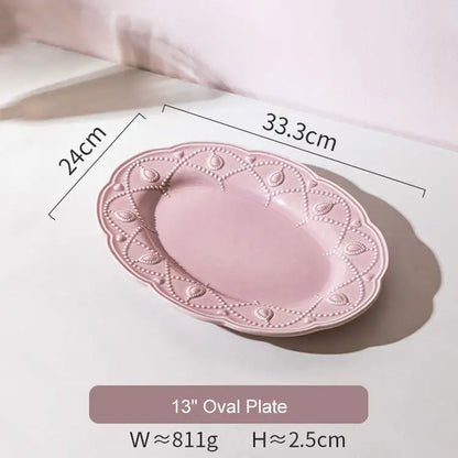 BEJEWELED EMBOSSED DINNERWARE SET - Velart Home