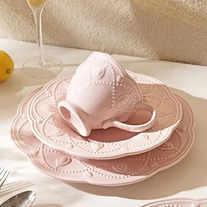 BEJEWELED EMBOSSED DINNERWARE SET - Velart Home