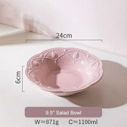 BEJEWELED EMBOSSED DINNERWARE SET - Velart Home