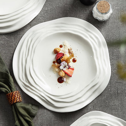 Wave Ceramic Dinner Plate - Velart Home