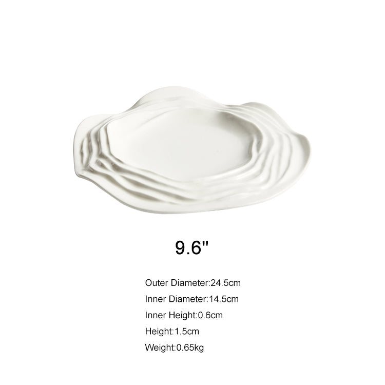 Wave Ceramic Dinner Plate - Velart Home