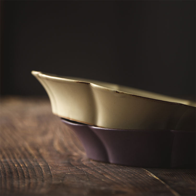 TERRACOTTA PETAL DINNER PLATE - Velart Home